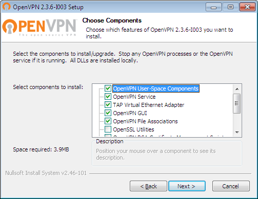 openvpn client windows 7 firewall error